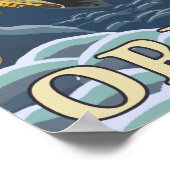 De rivier de Molalla Vist de doorsnede van de fore Poster (Hoek)