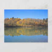 De rivier de Noord-Saskatchewan - Autumn Briefkaart (Voorkant)