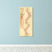De rivier de Ohio en de vallei 10 Canvas Afdruk (Insitu (Houten vloer))