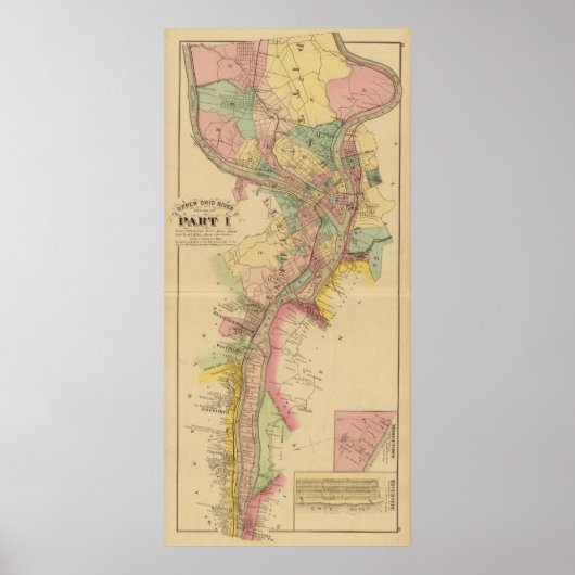De rivier de Ohio en de vallei 10 Poster (Voorkant)