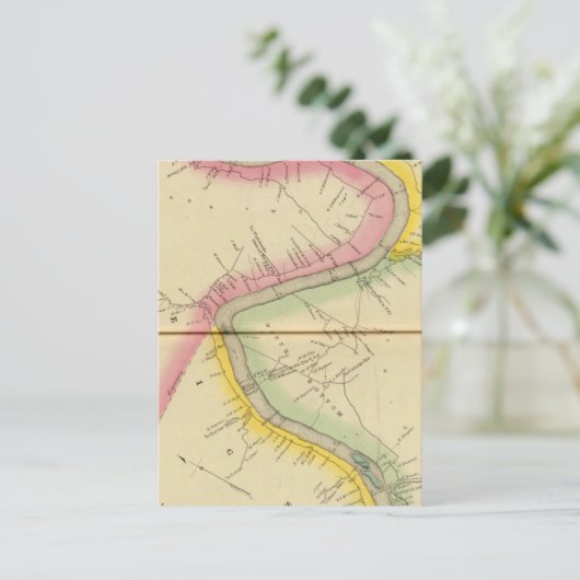 De rivier de Ohio en de vallei 11 Briefkaart (Staand voorkant)