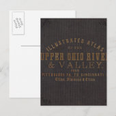 De rivier de Ohio en de vallei 11 Briefkaart (Voorkant / Achterkant)