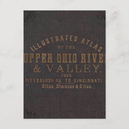 De rivier de Ohio en de vallei 11 Briefkaart (Voorkant)