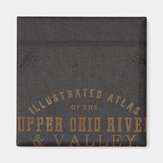 De rivier de Ohio en de vallei 11 Magneet (Voorkant)