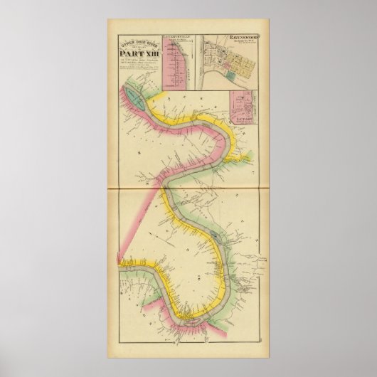 De rivier de Ohio en de vallei 11 Poster (Voorkant)