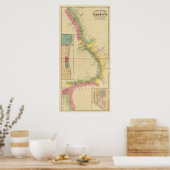 De rivier de Ohio en de vallei 7 Poster (Keuken)