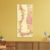De rivier de Ohio en de vallei Canvas Afdruk (Insitu (Woonkamer))