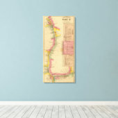 De rivier de Ohio en de vallei Canvas Afdruk (Insitu (Houten vloer))