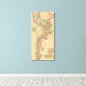De rivier de Ohio en de vallei Canvas Afdruk (Insitu (Houten vloer))