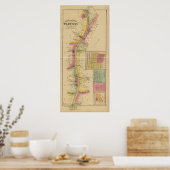 De rivier de Ohio en de vallei Poster (Keuken)