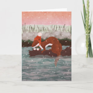 De rivier de otter feestdagen kaart