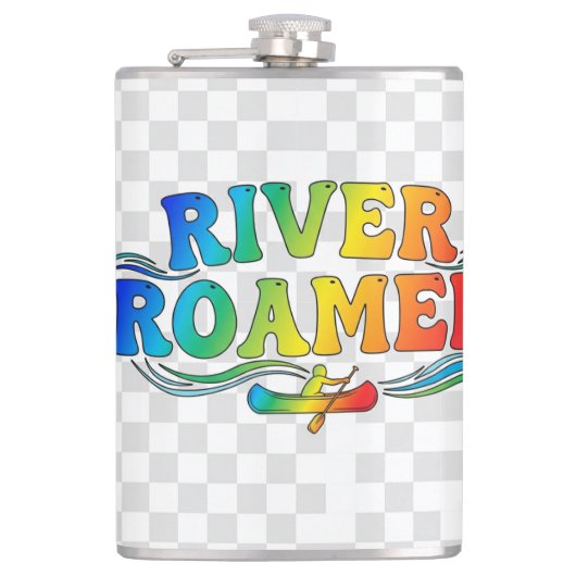 De rivier de Roamer. Heupfles (Voorkant)