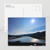 de rivier de Rogue, OF Briefkaart (Voorkant / Achterkant)