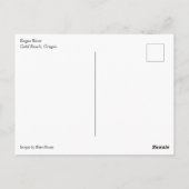 de rivier de Rogue, OF Briefkaart (Achterkant)