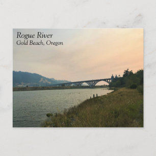 de rivier de Rogue, OF Briefkaart