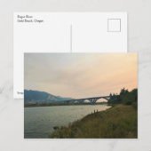 de rivier de Rogue, OF Briefkaart (Voorkant / Achterkant)