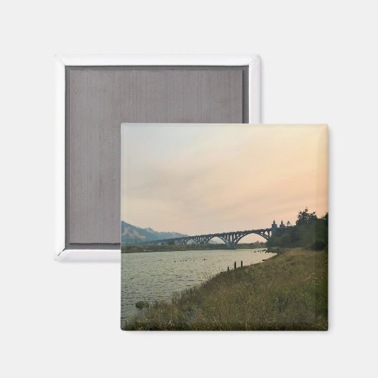 de rivier de Rogue, OF Magneet (Voorkant / Achterkant)