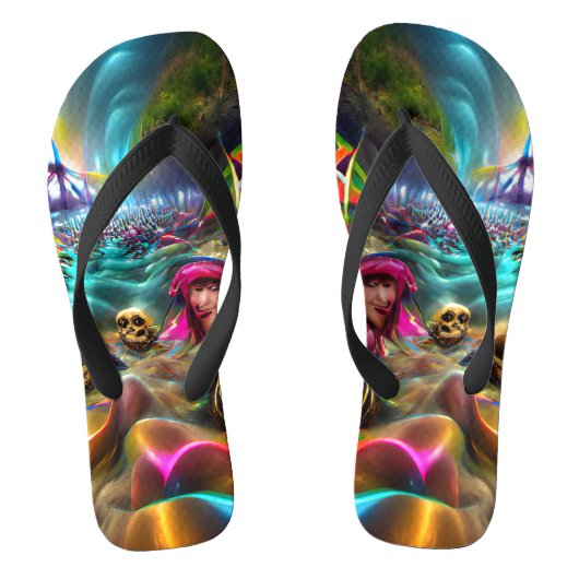 De rivier de Souls Beach, Creëer Teenslippers (Voetbed)