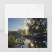 De rivier de Wey Godalming - Mooi! Briefkaart (Voorkant / Achterkant)