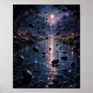 De rivier die de zwaartekracht vergat poster