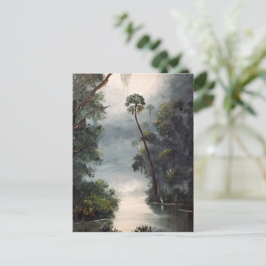 De Rivier Florida van Tomoka Briefkaart (Staand voorkant)