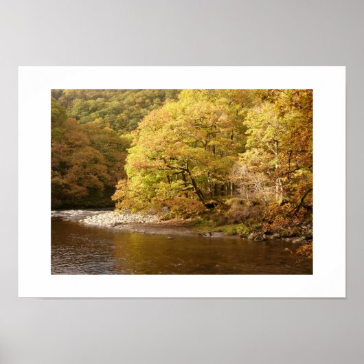 De rivier Greta: Cumbria Poster (Voorkant)