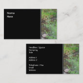 De rivier in het bos. visitekaartje (Voorkant / Achterkant)