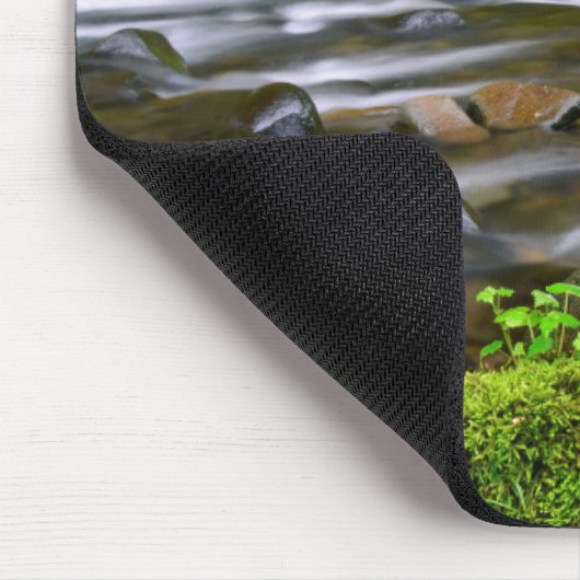 De rivier in het groene bos, Oregon Muismat (Hoek)