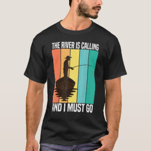 De rivier is aan het bellen en ik moet Gevist gaa T-shirt