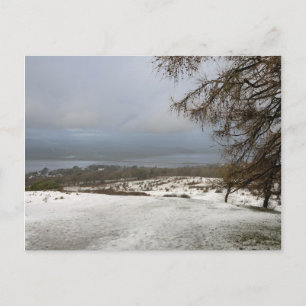 De rivier Kent in de winter Briefkaart