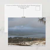 De rivier Kent Winter Briefkaart (Voorkant / Achterkant)