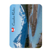 De rivier langs de Icefields Parkway Highway 93 -  Magneet (Verticaal)