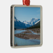 De rivier langs de Icefields Parkway Highway 93 -  Metalen Ornament (Rechts)