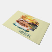 De rivier Life Sloth | Zomerplezier Deurmat (Schuin)