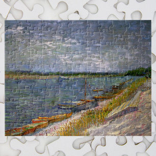 De rivier met Rowing Boats door Vincent van Gogh Legpuzzel