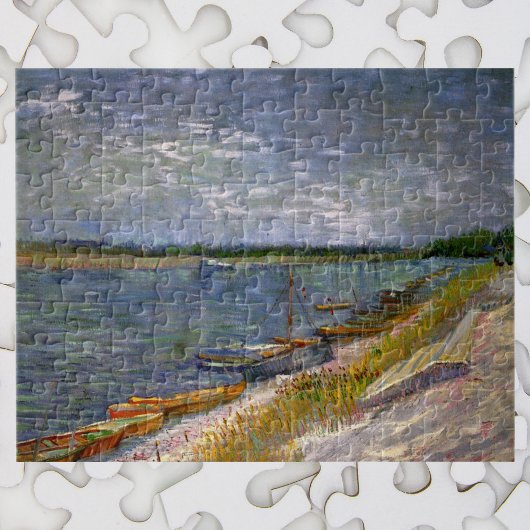 De rivier met Rowing Boats door Vincent van Gogh Legpuzzel