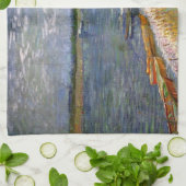 De rivier met Rowing Boats door Vincent van Gogh Theedoek (Gevouwen)