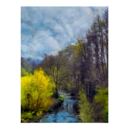 De rivier perfect poster (Voorkant)