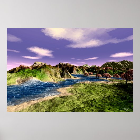 De rivier poster (Voorkant)