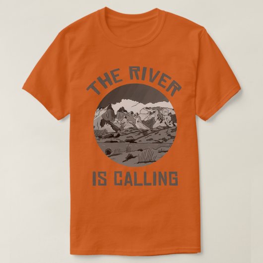 De rivier roept t-shirt (Design voorkant)