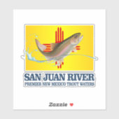 De rivier San Juan (PTW) Sticker (Vel)