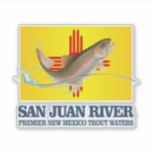 De rivier San Juan (PTW) Sticker (Voorkant)