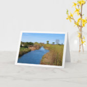 De rivier Turia bij Riba-roja de Túria, Spanje Kaart (Gele Bloem)