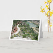 De rivier Turia, Domeño Viejo, Valencia, Spaans Kaart (Gele Bloem)