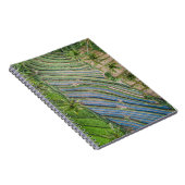 De rivier tussen het schilderen van kokosbomen notitieboek (Rechterzijde)