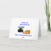 De Rivier van de Vakantie van Montana Feestdagen Kaart (Achterkant)