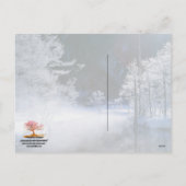 De Rivier van de winter - Personaliseerbare Feestdagenkaart (Achterkant)