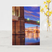 De rivier van het Oosten, de Brug van Brooklyn, Kaart (Gele Bloem)
