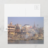 De Rivier van India Ganges Briefkaart (Voorkant / Achterkant)