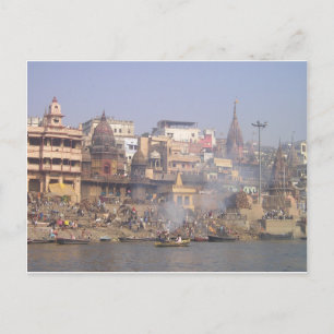 De Rivier van India Ganges Briefkaart